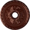 Ekena Millwork Palmetto Ceiling Medallion (Fits Canopies up to 5"), 20 7/8"OD x 3 5/8"ID x 1 5/8"P, Antique Copper CM20PMACS - alternate 1